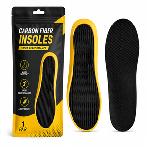 Semelles en fibre de carbone pour hommes et femmes, inserts de chaussures rigides en fibre de carbone, inserts athlétiques pour le basketball, le volley-ball - Product Image 1