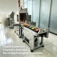 Machine d'inspection optique automatique avec vision IA OCR pour la détection des défauts des emballages alimentaires (logo, date, numéro de série)