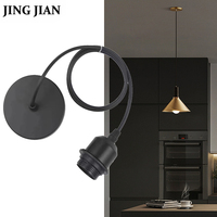Suspension LED personnalisée de haute qualité avec douille E27, style à vis, courant nominal 1A, mise à la terre standard, éclairage domestique