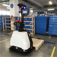 Transpalette robotisé JIANGSONG ROBOT JS-F1500-SPC de 1500 kg de capacité avec navigation laser SLAM, transpalette intelligent sans conducteur pour entrepôt