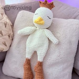 Doudou en crochet Renard Rouge - Couverture de sécurité pour bébé faite à la main, jouet en peluche doux pour le sommeil des nouveau-nés et jouet en peluche animal pour la chambre <span class=keywords><strong>d</strong></span>'enfant - Product Image 2