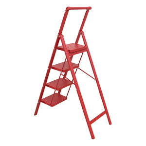 Ergonomic 4-Step Folding Ladder <b>Stool</b> Wide Anti-Slip Sturdy Household Use Step <b>Stool</b> for Staircase - Product Image 3