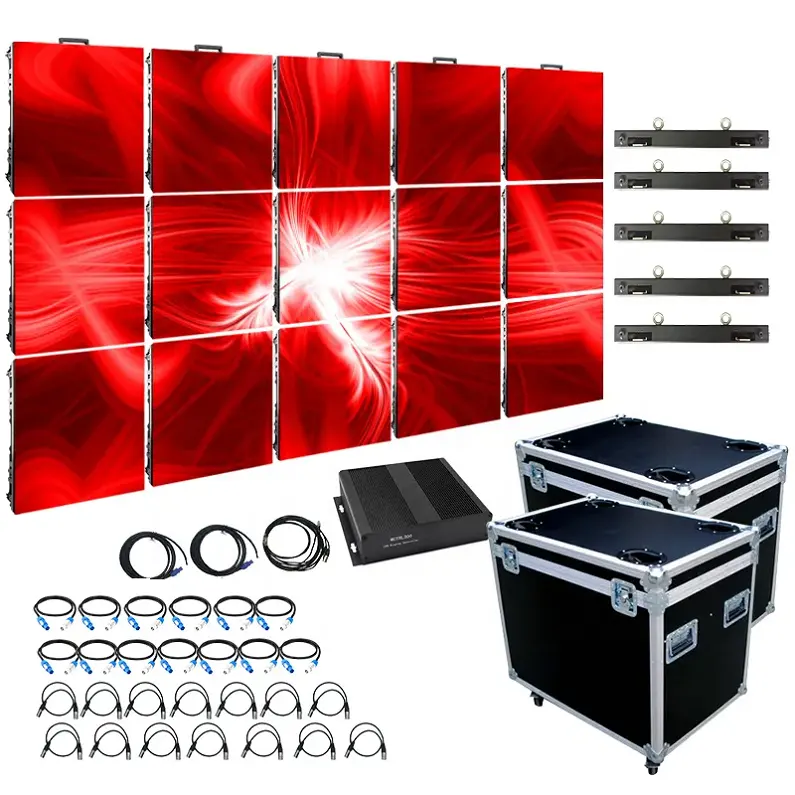 Full Color P3.91 P4.81 Stage Backdrop aluguer painéis de exibição P2 P3 P4 P6 P8 P10 interior exterior Seamless Splicing levou tela