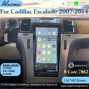 วิทยุติดรถยนต์ระบบแอนดรอยด์ขนาด 13.6 นิ้ว สำหรับรถยนต์ Cadillac Escalade ปี 2007-2014 เครื่องเล่นมัลติมีเดียพร้อมระบบนำทาง GPS และ Wireless Carplay รุ่น 7862 - Product Image 2