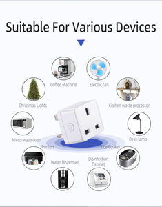 UK Wireless Electrical Plug British Standard 660 Feet Remote Wall <strong>Switch</strong> IP66 Safe Operation 1500W Appliances Lamps 15A <strong>Socket</strong> - Product Image 2