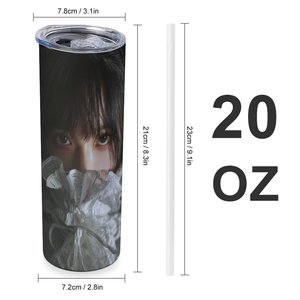 Stainless Steel Tumbler 20oz Vacuum Insulated Custom Logo <b>Large</b> Capacity Drinkware - Product Image 1