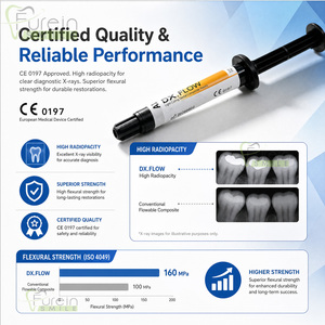 Resina Compuesta Fluida Fotopolimerizable Dental 2g en Jeringa - Kit Adhesivo para Gemas Dentales y Brackets de Ortodoncia para Uso Cosmético - Product Image 3