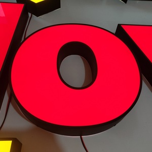 Nhà máy trực tiếp tùy chỉnh led thư frontlit dấu hiệu kinh doanh chiếu sáng Acrylic kênh dấu hiệu treo tường Biển hiệu - Product Image 5