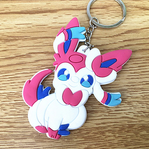 Porte-clés en caoutchouc promotionnel en gros, voiture, <span class=keywords><strong>avion</strong></span>, double face, personnalisé, Digimon Agumon, porte-clés de dessin animé mignon, pendentif pour sac à main, ornements - Product Image 2