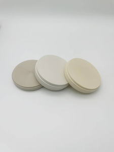 Color PEEK Disc Ental Lab Materialuse Dental CAD Cam bianco naturale giallastro Gingiva PEEK HPP Block 98mm Open AG System - Product Image 4