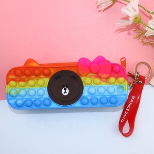 Boîte de papeterie pour enfants boîte de stylo en silicone en silicone, pionnier de dératisation, boîte de stylo de décompression - Product Image 6