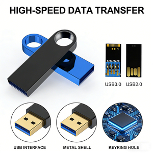 Memoria USB Personalizada con Logotipo, Nueva Unidad Flash USB Tipo C OTG Metálica Giratoria, Compatible con <span class=keywords><strong>2.0</strong></span>, 32 GB, 1 Año de Garantía - Product Image 2