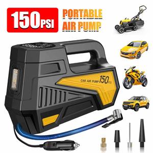 Gonfleur de voiture portable 150 PSI, pompe à air sans fil pour voiture avec éclairage LED, affichage de la puissance, compresseur d'air pour voiture, vélo, ballon - Product Image 1