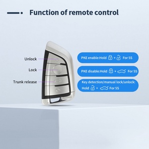 EASYGUARD Smart Key Kit Fit for BMW with Factory OEM <b>Push</b> Start Button Without comfort Access - Product Image 3