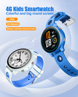 2024 plus récent 4G rond montre intelligente caméra SOS appel 1.38 pouces écran tactile étanche GPS montre intelligente pour les enfants