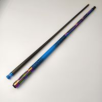 Manche de queue de billard en alliage d'aluminium, usiné avec haute précision, avec logo personnalisé, directement de l'usine