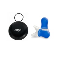 Bouchons d'oreilles réutilisables CE en silicone souple pour la protection auditive, réduction du bruit, pour le sommeil et les vols, avec étui de voyage noir