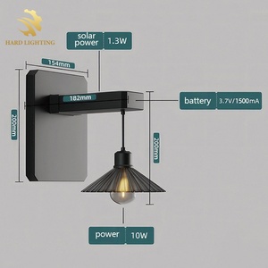 <strong>Vintage</strong> Creative Solar-Powered LED Garden <strong>Lights</strong> Caf&eacute; Outdoor Waterproof Wall <strong>Lights</strong> Front Door Outdoor <strong>Lights</strong> - Product Image 4