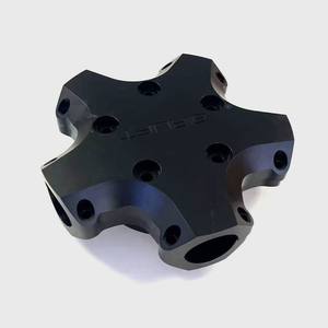 Pièces en alliage d'aluminium usinées avec précision sur commande numérique, alliage d'aluminium fabriqué par fraisage CNC, anodisé noir dur - Product Image 1