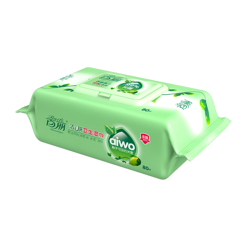 Nonwoven 25PCS Cleaning Wet Wipes Feminine