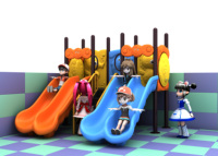 Juego de Columpios y Tobogán de Plástico para Interiores/Exteriores, para Jardín, Uso Educativo, Aeropuerto, Escuela, Parque de Atracciones, Área de Juegos, Ruiqi K91-k96