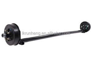 3500LBS Piezas y <span class=keywords><strong>accesorios</strong></span> de remolque Tubo de eje de torsión de remolque 5 agujeros Eje de rueda Kit de eje de remolque con freno eléctrico - Product Image 2