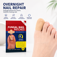 Patch hydrogel OEM pour soins des ongles, autocollant imperméable et respirant pour la réparation des ongles, traitement antifongique