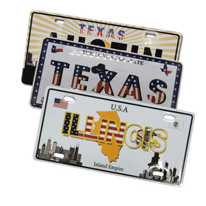 Usine Logo Personnalisé Impression 3D Métal USA État de <span class=keywords><strong>New</strong></span> <span class=keywords><strong>York</strong></span> Plaques D'immatriculation Aimant De Réfrigérateur - Product Image 4