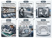 Accessoires pour systèmes CVC : 2 coudes carrés ABS à 90 degrés, connecteurs pour sécheuse, conduit flexible en aluminium de 2 mètres, usage hospitalier