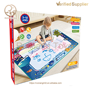Aquarelle Livre d'images Peinture colorée Jouets d'écriture 80*60CM Tapis de dessin <span class=keywords><strong>à</strong></span> l'eau Style <span class=keywords><strong>dinosaures</strong></span> préhistoriques - Product Image 5