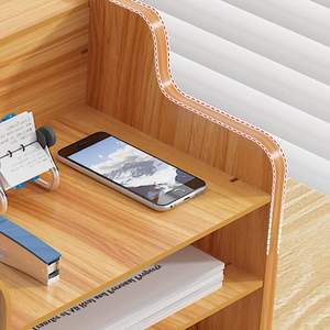 4 स्तरों कार्यालय लकड़ी डेस्कटॉप आयोजक की आपूर्ति भंडारण बॉक्स टेबलटॉप बांधने की मशीन फ़ोल्डर पत्र ट्रे बांस - Product Image 4