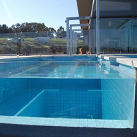 100% Piscines en verre pur Piscines en plexiglas Piscines en verre