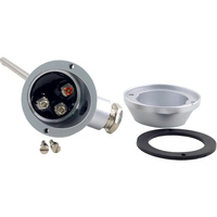 Sensor Suhu Termokopel Zongyu OEM ODM Terlaris, Tabung Pelindung Thermowell Baja Tahan Karat 304, 8mm/10mm