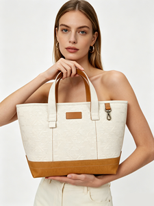 Sac à main élégant pour femme, sac fourre-tout avec fermeture éclair, sac <span class=keywords><strong>de</strong></span> travail quotidien pour femme, directement <span class=keywords><strong>de</strong></span> l'usine - Product Image 1