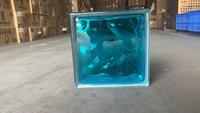 Bloc de verre creux transparent de haute qualité, couleur personnalisée, pour la construction et la décoration intérieure