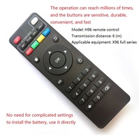 Télécommande H96 compatible avec les décodeurs x96 q+ TX3 X96MINI T95max hk1