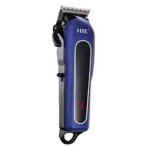 Htc CT-8089 Oplaadbare Draadloze Haarsnijder Trimmer Pro Carbon Stalen Mes Haarknipper