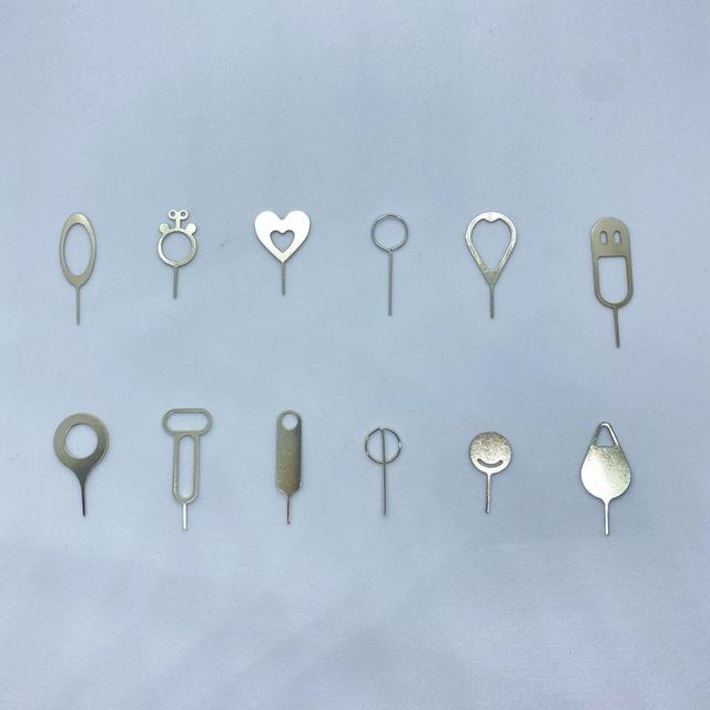 Cellphone Sim Card Tray Removal Tool Eject Pin Needle Compatible with iPhone X, 8, 7, 6, IPads, Samsung Note , S9, S8, S7 / Sony