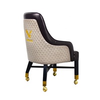 Luckyh — fauteuil confortable rembourré VIP, fauteuil de jeu, siège avec roulettes, Logo brodé, pour Poker de Poker