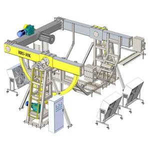 Máquina de rotomoldagem automática, fabricante profissional, máquina de rolo n