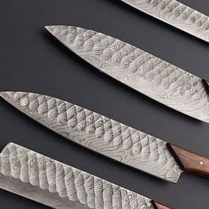 Juego de Cuchillos de Chef de Acero de Damasco Hechos a Mano de Alta Calidad, Suministro Directo de Fábrica - Product Image 6