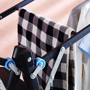 رف تجفيف قابل للطي من سانيبرو، محمول للاستخدام المنزلي والمطبخ والمستودعات والسوبر ماركت، سلم بأربع درجات وحامل ملابس داخلي - Product Image 4