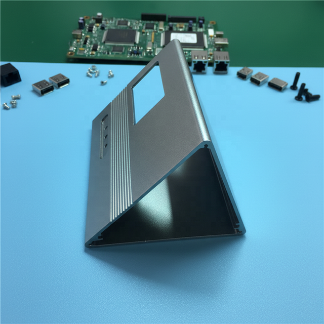 Triangular Aluminum Alloy Shell Customized Anodized CNC Machined Small Parts with for Machining and Tight Tolerances