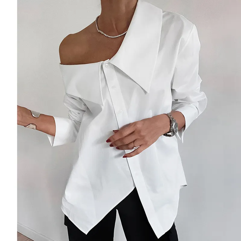 Blus Wanita terbaru 2024, pakaian ukuran besar besar blus produsen et chemises pour femmes/