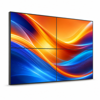 Layar Video Wall IPS LCD 65 Inci 500nits Full HD dengan Bezel 1.8mm, Sambungan Tanpa Celah, Kompatibel dengan CMS Pihak Ketiga untuk Layar Besar