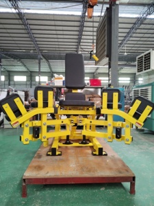 Équipement de levage de plaque chargée de machine de poussée de hanche en acier personnalisé d'usine de Jolecon pour l'exercice de jambe de bodybuilding <span class=keywords><strong>adducteur</strong></span> élevé de gymnase - Product Image 5