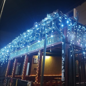 Guirlandes lumineuses LED blanches intelligentes connectables étanches IP65 pour extérieur, <span class=keywords><strong>décoration</strong></span> de <span class=keywords><strong>fenêtre</strong></span> de mariage, lumières de <span class=keywords><strong>Noël</strong></span> en forme de glaçons pour fêtes de fin d'année - Product Image 3