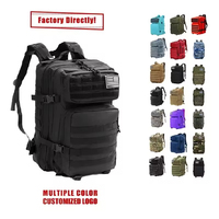 Sac à dos d'extérieur 45L 900D, sac à dos tactique imperméable, sac à dos de sport, randonnée, pêche, chasse, camping, sacs de randonnée