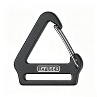 Sangle tactique en alliage d'aluminium de 25 mm pour sac à dos, boucle de fixation rapide standard intégrée, moulée et sablée