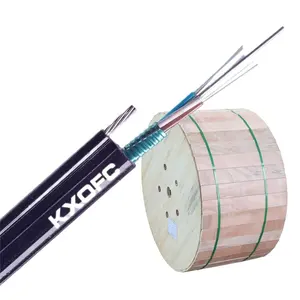 Customized GYTC8S 48 core aerial figure 8 fiber optic cable 12 24 48 96 144core figure 8 fiber optic cable 1km price